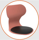 UPHOLSTERY SEAT - Black upholstery seat. T7