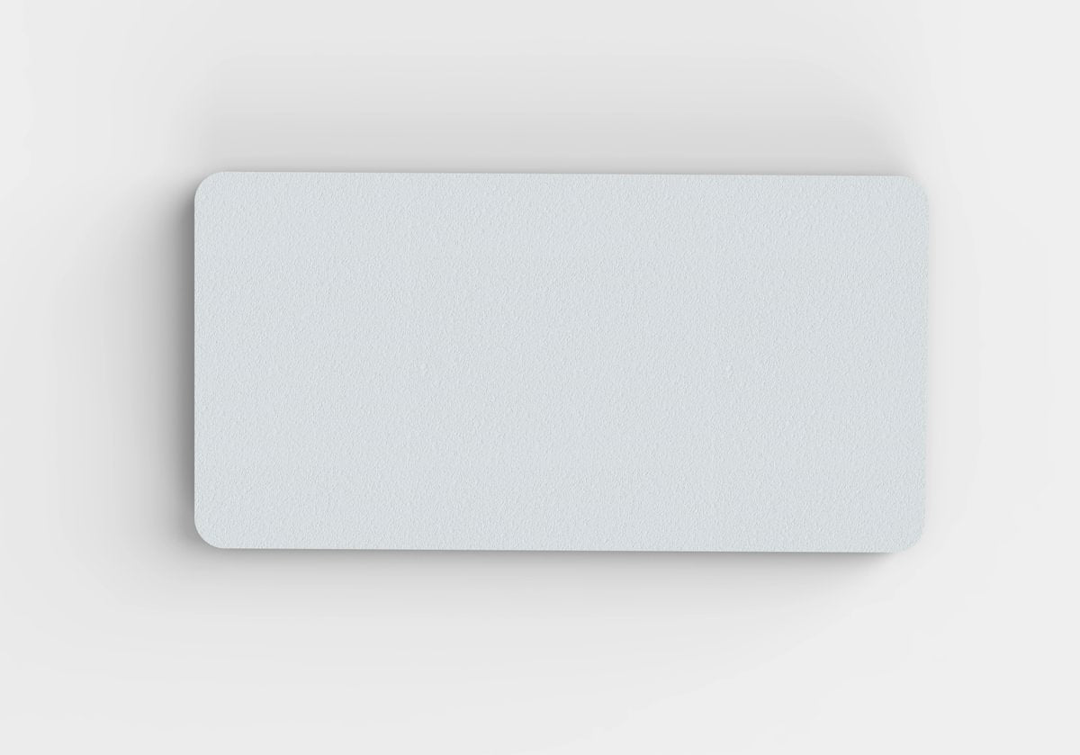 VELVET - Rectangle acoustic panel, 8 un. Raw finish