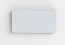 VELVET - Rectangle acoustic panel, 8 un. Raw finish