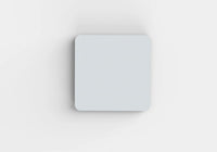 VELVET - Square acoustic panel, 8 un. Raw finish