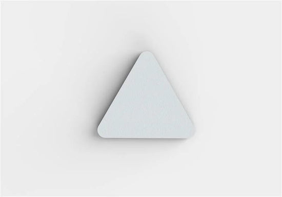 VELVET - Triangle acoustic panel, 8 un. Raw finish