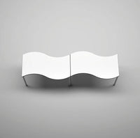 WAVE – Table with Metal Frame Warm Grey – MDF + PVC Top – 1300 × 650 mm – Size 4