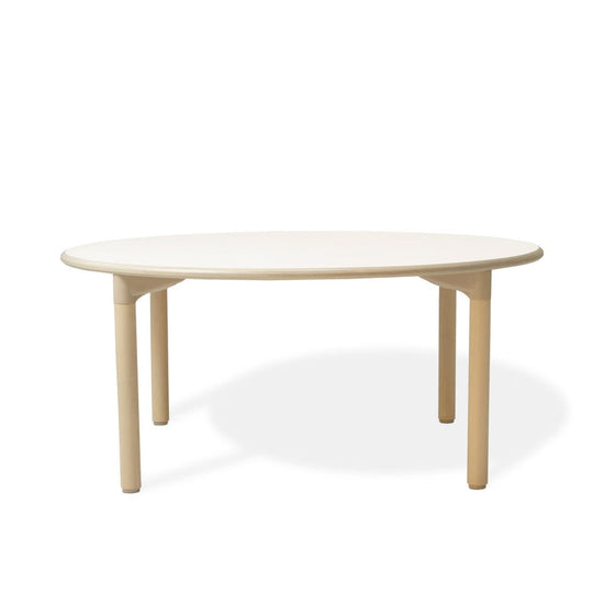 YUCCA - Infantil round table Ø120cm PLYWOOD tabletop WHITE - T1